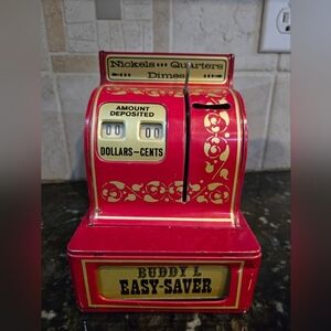 Vintage Buddy L Easy-Saver Register Coin Bank